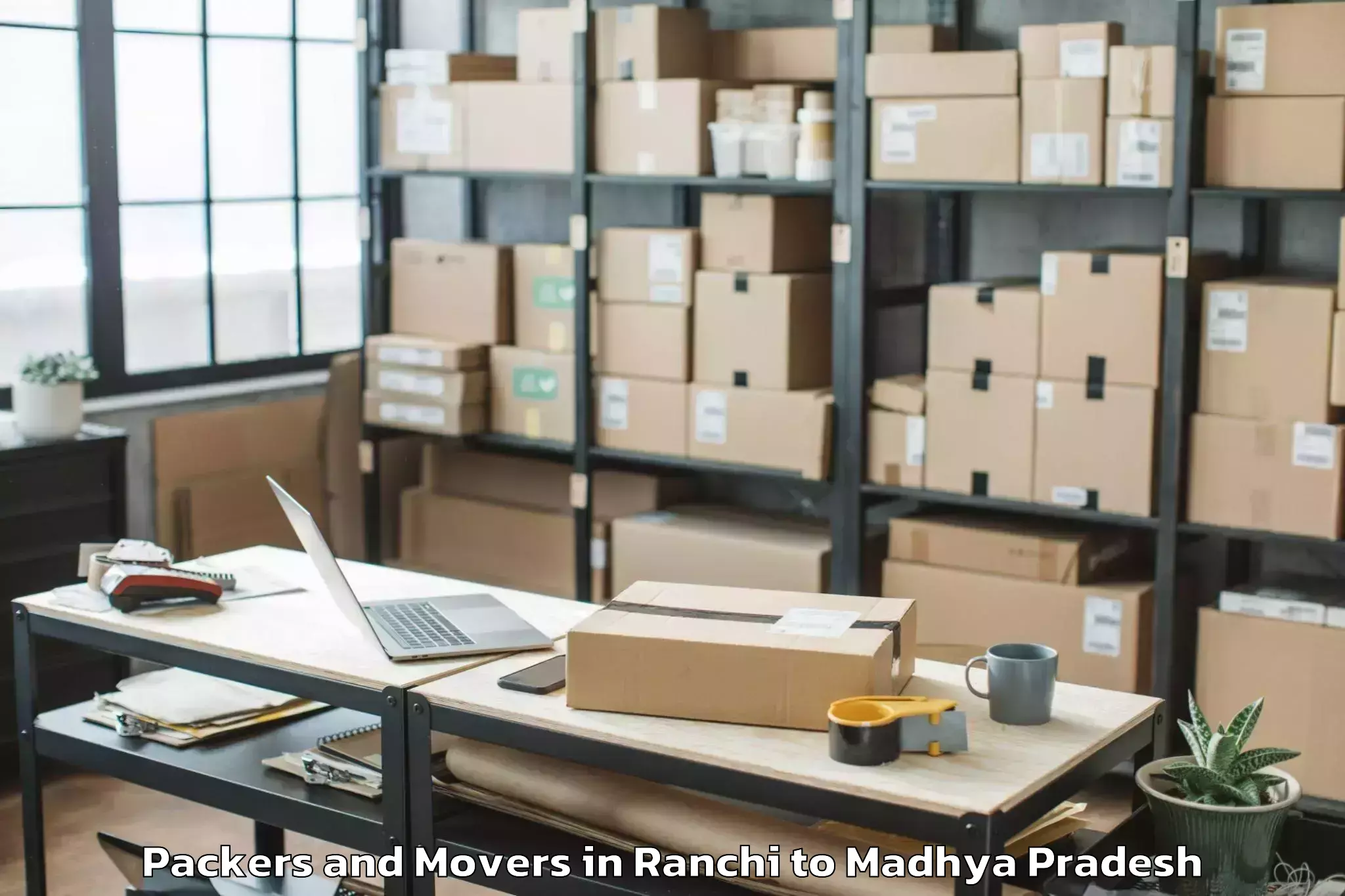 Ranchi to Jiwaji University Gwalior Packers And Movers